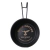 LODGE COFFEE Black Shera Cup, Stainless Steel, Straight Fire, Black,