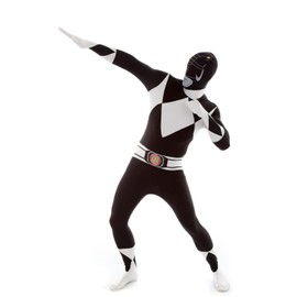 Morphsuits Power Ranger Morph Suit, Power Rangers, Black Power Rangers Costume Adult, Black Power Ranger Costume