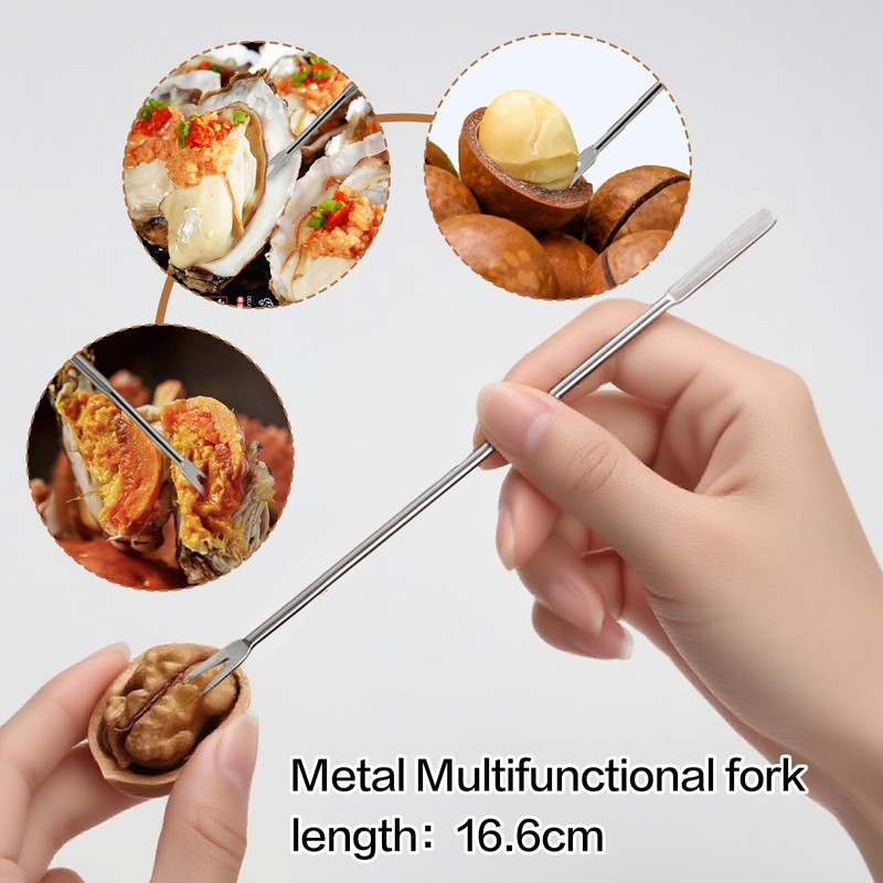 MmmLucipor Nutcracker Chestnut Clip, High-Quality Nut Cracker, Multifunctional Chestnut Tongs,