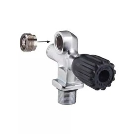 Blue Steel DIN to Yoke Univeral Scuba Diving Valve Tank Insert