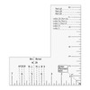 Left Chest Logo Placement Tool for Heat Press T-Shirt Ruler