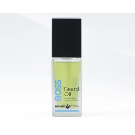 BOSS Beard Oil and Moisturizer by BeardZonia (Masculine Scent Collection) – Canadian Made - Combination of 10 Premium Vegan Organic 100% Natural Ingredients - Boosts Beard Growth, Strengthens, Reduces Itching and Flaking - Quick and Easy to Apply