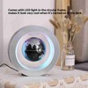 Floating Globe Magnetic Levitation Rotating World Map Globe with LED