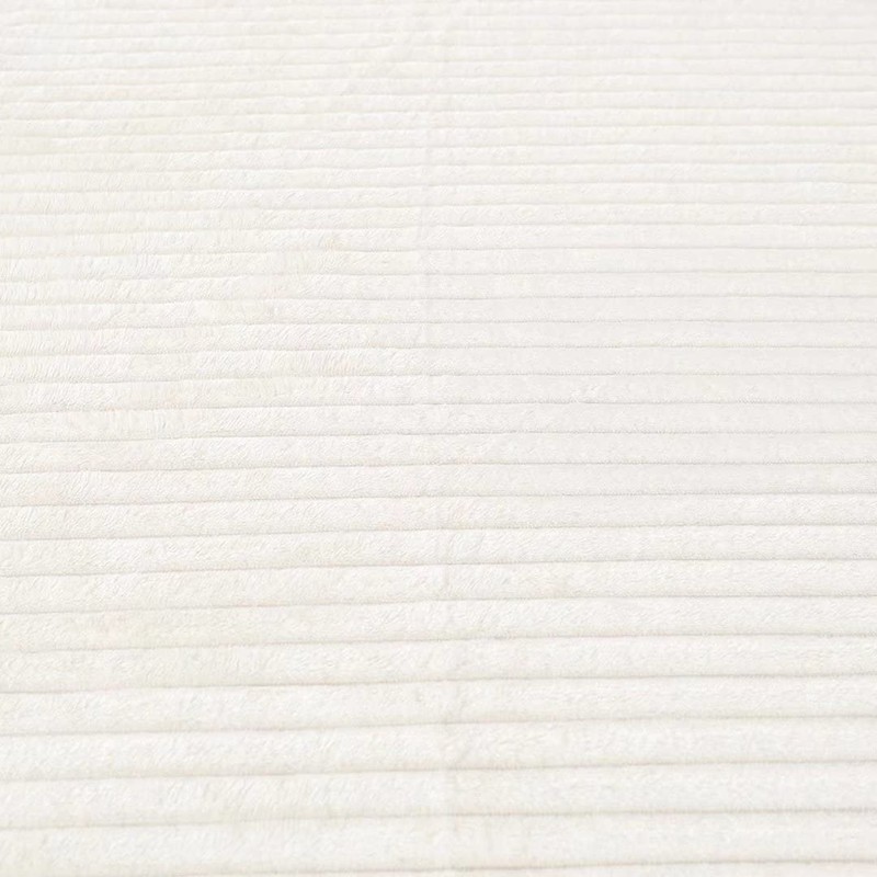 QOFLY Soft Cuddly Blanket, White, 150 x 200 cm, Gift
