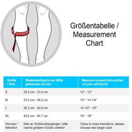 LP Support 945 Basic Wadenbandage - Kompressionsbandage, Größe:L, Farbe:natur
