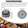 DEEKOOL Upgraded 88848 Gas Grill Burner Knobs, Compatible with Weber