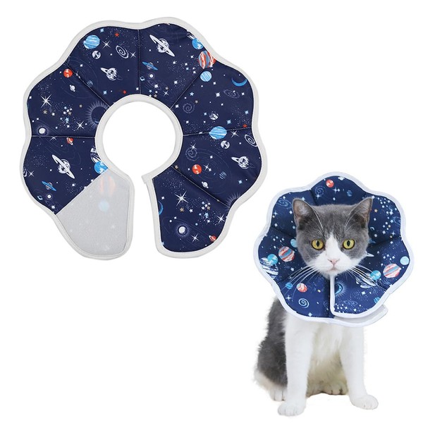 SGERUFZ Soft Cat Collar, Protective Adjustable Pet Cone Collar for