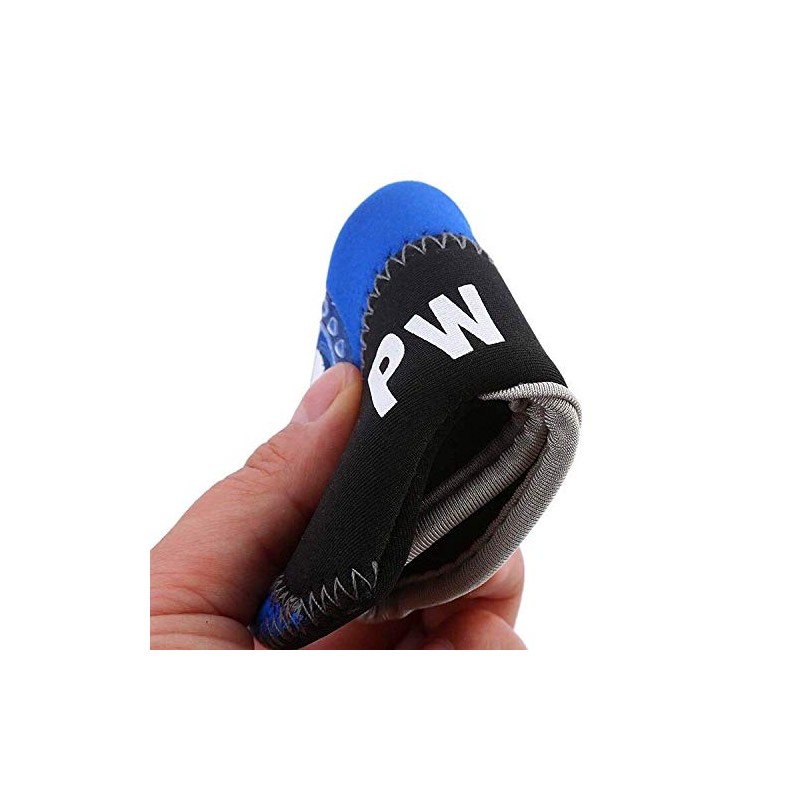 TSUCIA Iron Cover, Golf Count, Headcover, Set of 10 (Blue