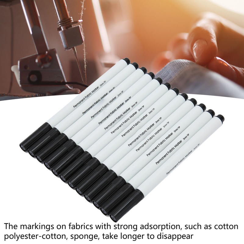 12pcs Disappearing Ink Pen Write Smoothly DIY Lightweight Water Erasable