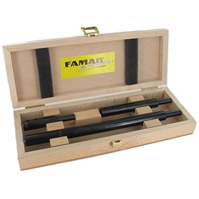 FAMAG 3-piece extension set in wooden box ID10mm GL 80,
