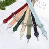 Bag Straps for Changing Silver Carabiner Adjustable Shoulder Strap for