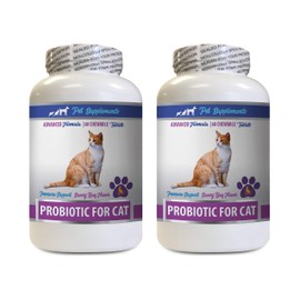 PET SUPPLEMENTS cat Breath Cleaner - CAT PROBIOTICS - Immune Support - Savory Beef Flavor - Natural Formula - cat Gut Health - 2 Bottles (120 Treats)
