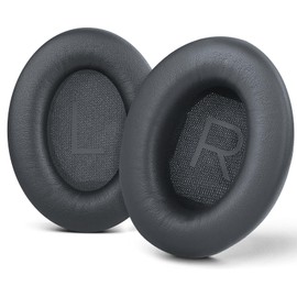 Toyoso Replacement Ear Pads for Bose QuietComfort 45/ QC35 ii/ QC35/ QC25/ QC2/ QC15/ Ae2/ Ae2i/ Ae2w/ SoundTrue/Link Around-Ear Headphones, Bose Earpads Cushions with Soft Protein Leather, Gray