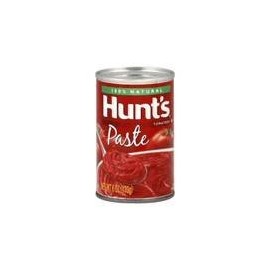 Hunt's 100% Natural Tomato Paste 6 oz (Pack of 24)