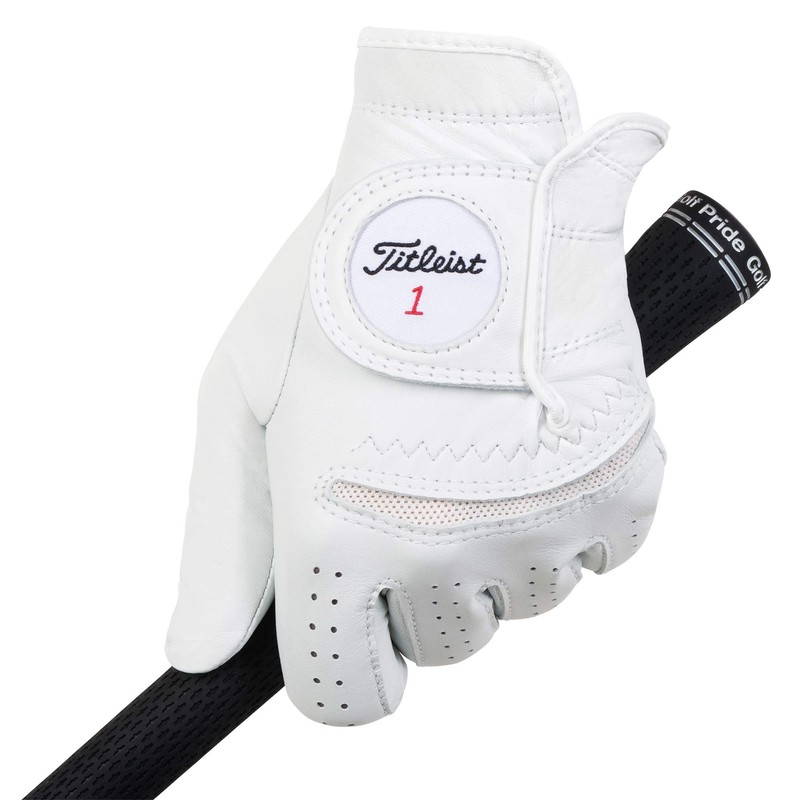 Titleist Perma-Soft Cadete Perla Izquierda para Hombre, Cadete Mediano/Grande
