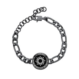 TOTWOO Couple Bracelet Gifts for Women Partner Bracelets with Touch Long Distance Relationship Gift for Long Distances Couple Love Gifts for Her Vibration Light Up Sun Single, Stainless Steel