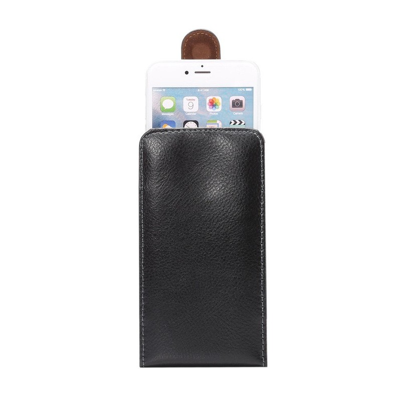DFVmobile - Magnetic Genuine Leather Executive Case Belt Clip Rotary