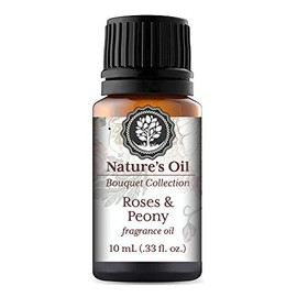 Roses and Peonies Fragrance Oil 10ml for Floral Diffuser Oils, Making Soap, Candles, Lotion, Home Scents, Linen Spray and Lotion