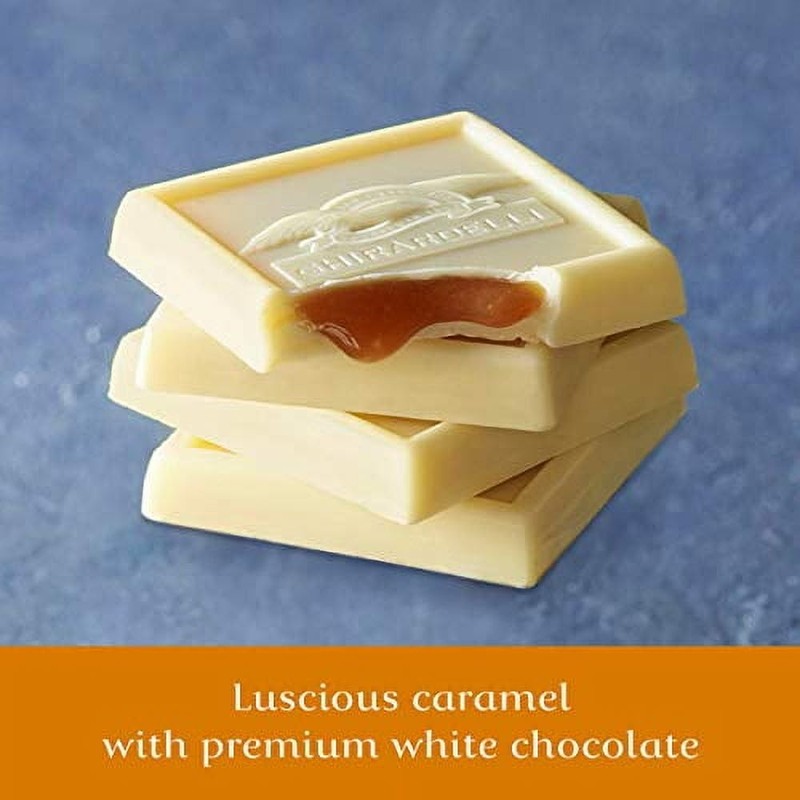 Ghirardelli White Chocolate Caramel Candy, 5 Ounce, Pack of 3