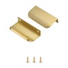 Satanga Edge Finger Tab Pulls for Cabinets Invisible Kitchen Concealed