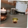 Ciieeo 7pcs Holy Water Offering Cup Copper Lotus Pattern Buddhist