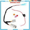 RED WOLF 12 Volts Power Adapter Wiring Harness Switch Connector