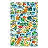 Elgate Ireland Icon Tea Towel Funny Irish Novalty Souvenir Gift