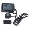 Bike Computer Wired Waterproof Bicycle Odometer Speedometer with Backlight Display