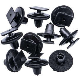 Rexka 10pcs Rocker Panel Moulding Retainer Clip for Nissan Infiniti 76882-EG01A 370Z Altima Juke M35 M45