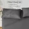 LINENOVA King Single Fitted Sheet Set – 2-Piece Ultra Soft