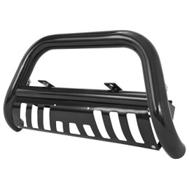 KUAFU Bull Bar Compatible with 2002-2009 Dodge Ram 1500 2500 3500 Mega Cab Extended Crew Brush Grille Grill Guard Steel Electrophoresis+Powder Coated Black