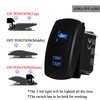 Waterproof Blue Led Marine Trim Tabs Rocker Switch 10 Pin