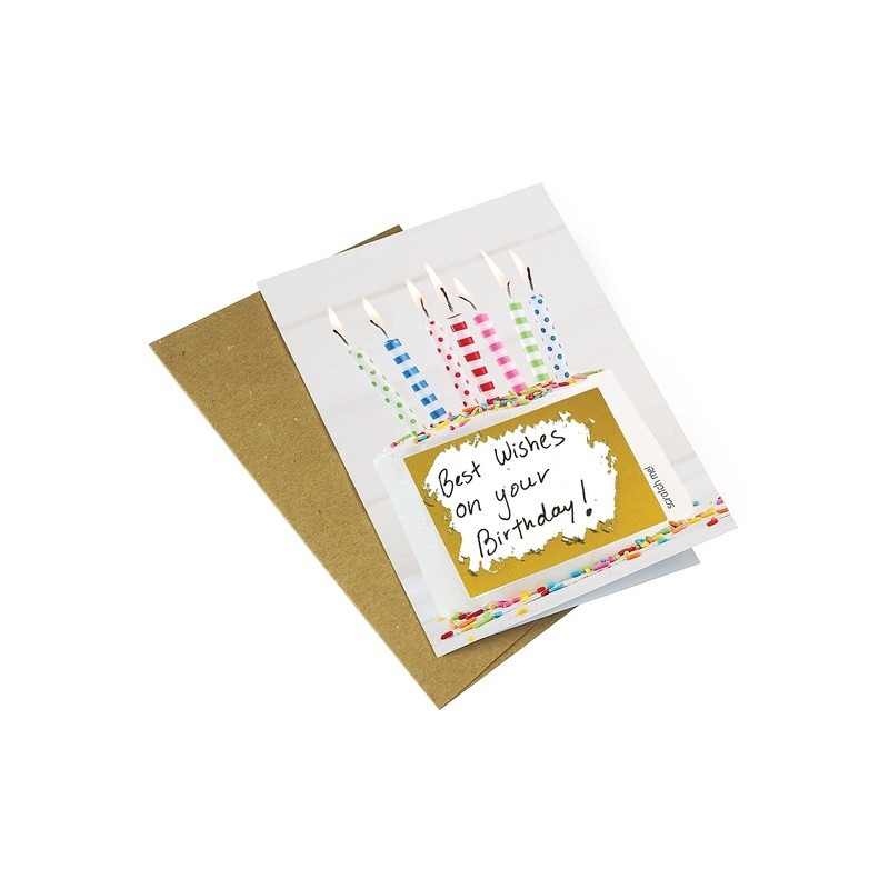 Great Papers! Candles Scratch-Off Note Cards And Envelopes, 4.25" x