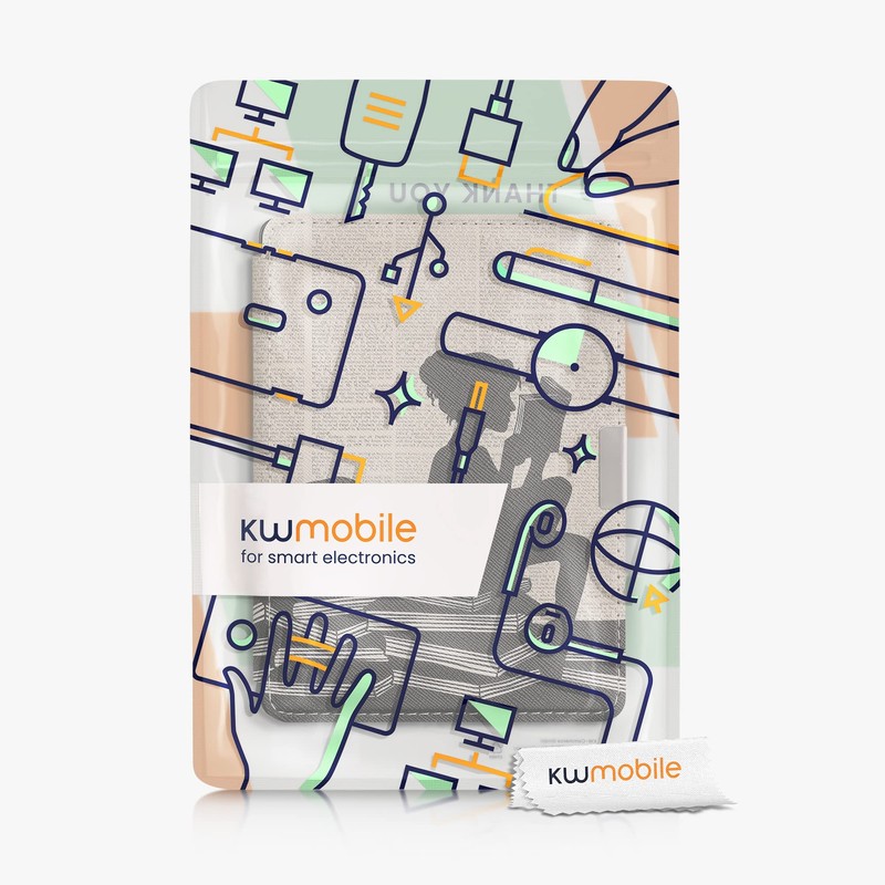 kwmobile Flip Case Compatible with Kobo Aura Edition 2 Case