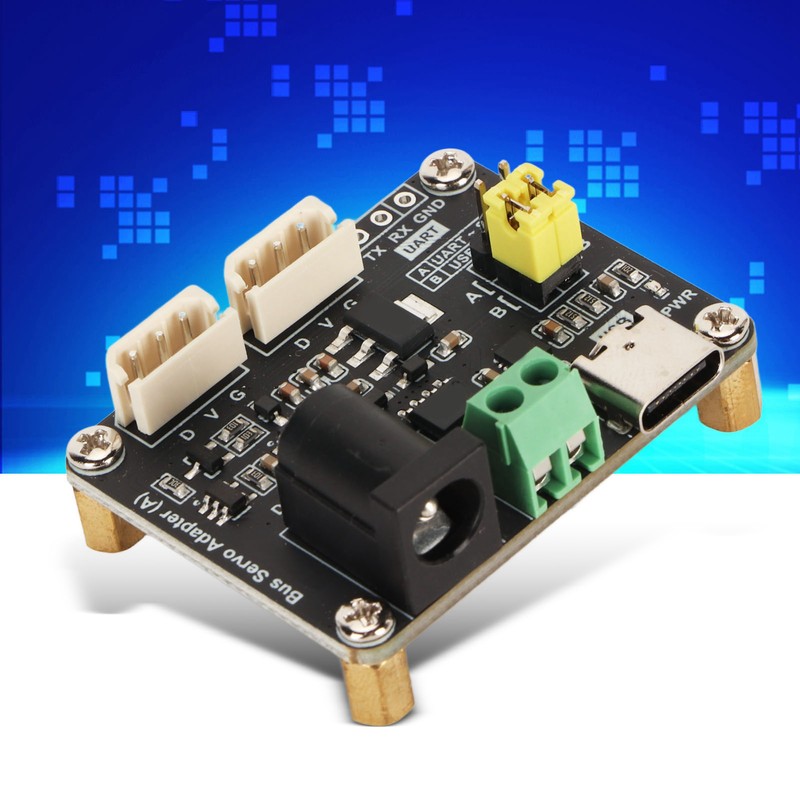 Bus Servo Driver Board 9 to 12.6V Input UART 5.5x2.1mm