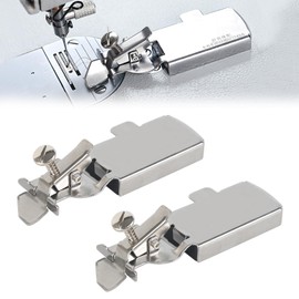 Magnetic Seam Guide for Sewing Machine, 2 Pcs Multifucntional Magnetic Seam Guide, Straight Line Hems Sewing Ruler for Industrial Lockstich or Walking Foot Sewing Machine