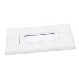 DOITOOL Threading Panel Wall Plate Cable Pass Through Brush Wall Plate for Tv Speaker Cable Management