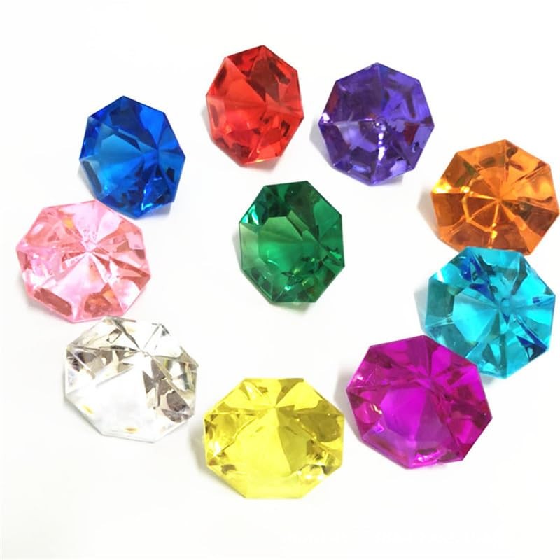 DAHI Decorative Diamonds 35 Pieces 32 mm Acrylic Crystal Table
