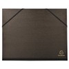 Exacompta 3-Fold Portfolio Folder A4 Elasticated Black