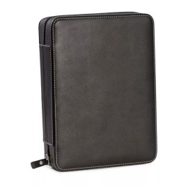 Bey-Berk NEW! BLACK LEATHER TRAVEL WATCH & SUNGLASS CASE By BEY-BERK