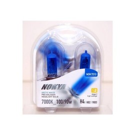 Nokya H4 / 9003 Arctic White Stage 2 7000K Halogen Headlight / Fog Light Car Light Bulb Replacement