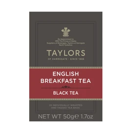 Taylors of Harrogate English Breakfast Tea, 20 Tea Bags (Pack of 6, Total 120 Teabags)