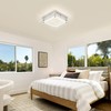 Auffel Square Flush Mount Dimmable Light Fixtures - 11IN Kitchen,