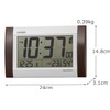 Citizen 8RZ188-006 Rhythm Wall Clock, Alarm Clock, Radio Clock, Digital