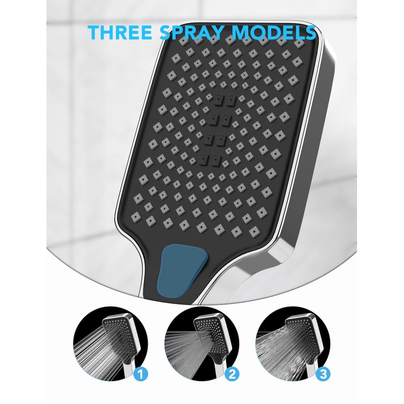 Cabezal de ducha, Cabezal de Ducha de Acero Inoxidable para