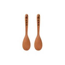 TOUGEI Rattan Astragalus (Little Mii), Set of 2, Natural Wood, Moomin Series, Wooden Astragalus
