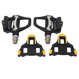 Road Bike Clipless Pedals, Professional Self Locking Bike Pedals Adjustable Tension Lightweight Chrome Moly Axle Stable Performance with SPD System for Bicycles