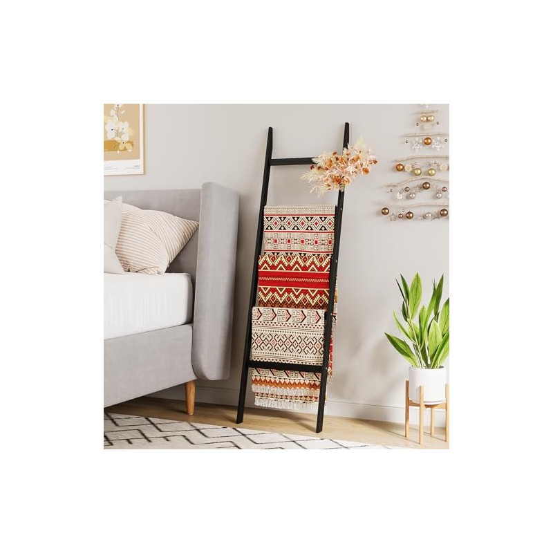 Blanket Ladder Towel Racks For Bathroom 5 Layers Towel Holder
