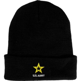 U.S. Army Star Knit Cap / Black Watch Cap 80073