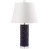 Safavieh Lighting Collection Dixon Navy 24-inch Bedroom Living Room Home